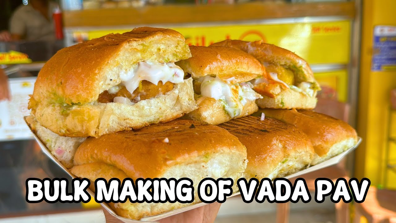 Selling 1500+ Vadapav in a Day | Bulk Vadapav Making | Kailash Fast Food | Surat Street Food