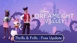 Disney Dreamlight Valley - Thrills \& Frills Update Trailer | PS5 \& PS4 Games