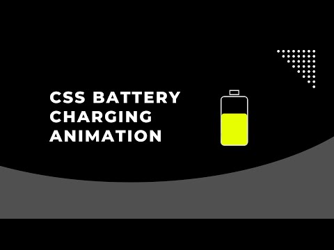 CSS Battery Charging Animation #foryou #css #design #coding #programming #webdesign #html #content