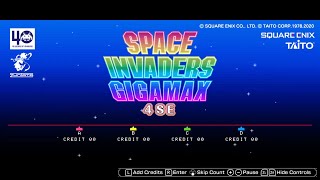 Space Invaders Gigamax 4 SE Longplay (Nintendo Switch)