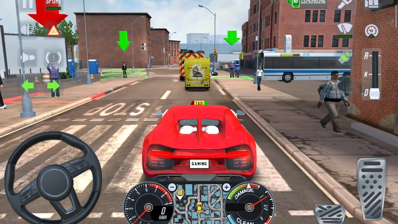 City Taxi Sim 3D - Realistic Car Driving Games Android iOS Gameplay #66