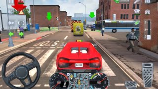 City Taxi Sim 3D - Realistic Car Driving Games Android iOS Gameplay #66 screenshot 1