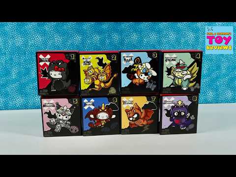McDonalds Hello Kitty x Godzilla Happy Meal Toy Unboxing Collection