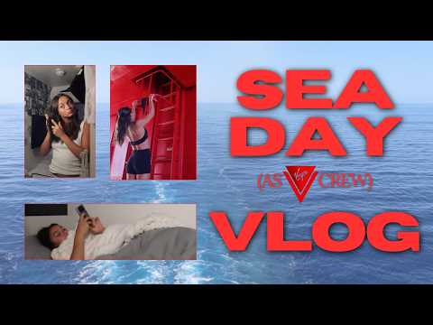 Cruise Ship: {SEA} Day In My Life🚢🌊 Onboard Virgin Voyages' Scarlet Lady!
