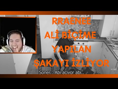 RRAENEE - ALİ BİÇİM 'E YAPILAN ŞAKAYI İZLİYOR !