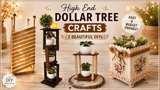 🌳 Amazing Craft Ideas Home Decor |New High End Dollar Tree Craft Popsicle Sticks |