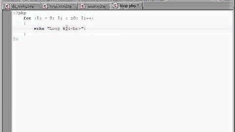 VIDEO TUTORIAL PHP & MySQL Course 14 For Loops and Array
