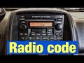 How to Find and Reset the Radio Antitheft Code on your Honda