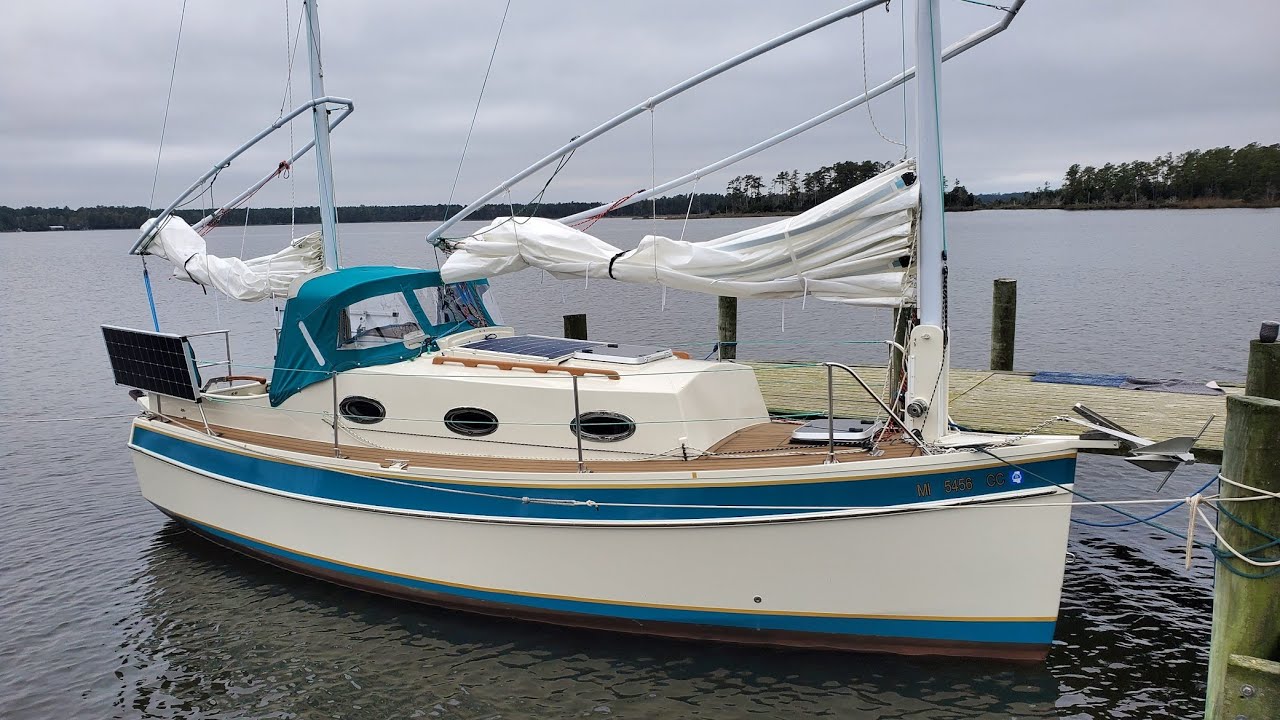 'Kalos' an MF-246 designed by Graham Byrnes sails by her designer.