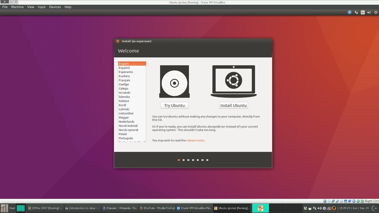 01 - Install Ubuntu in a Virtual Machine - YouTube