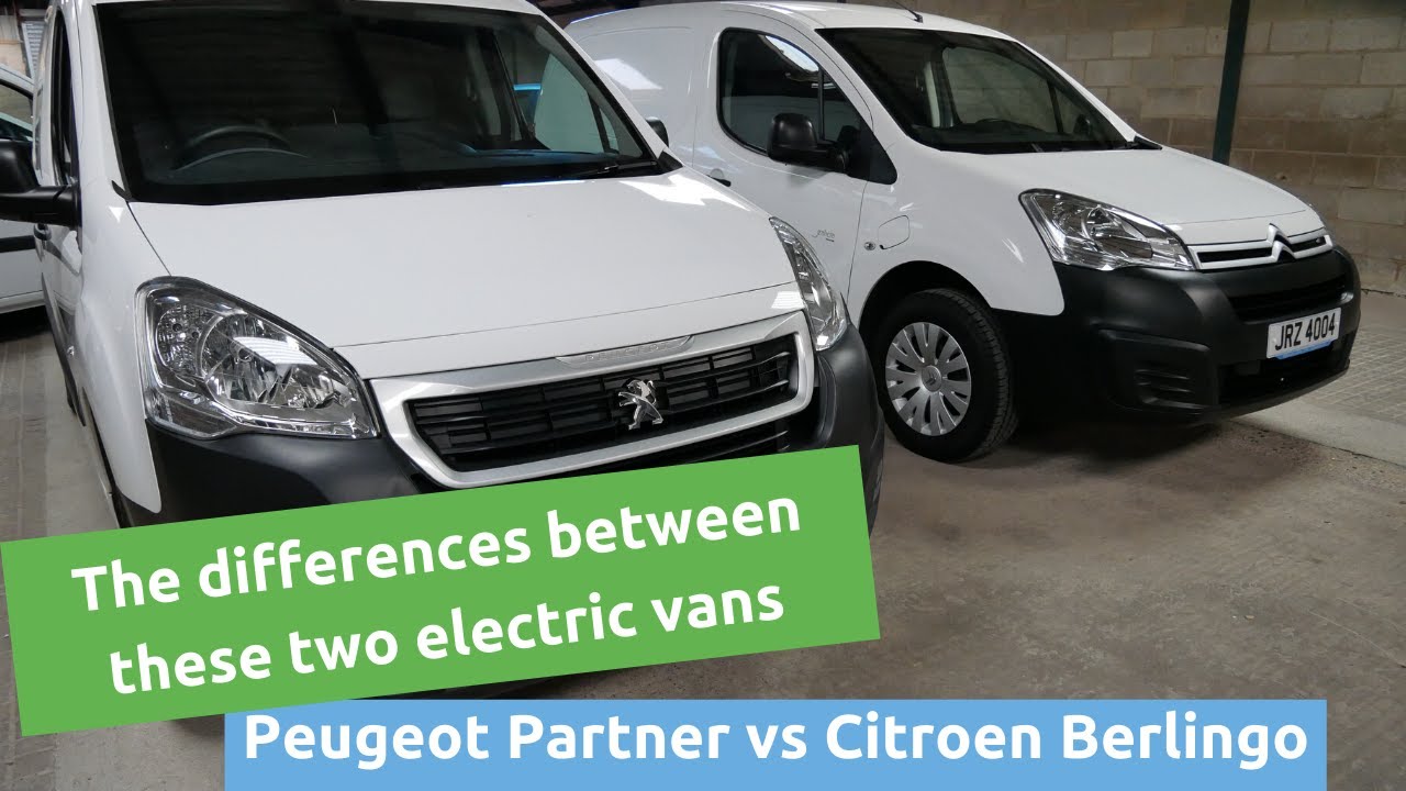 The Differences Between The Peugeot Partner & Citroen Berlingo Electric Vans - Youtube