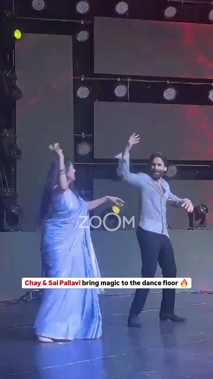 Chay \u0026 Sai Pallavi Set the Dance Floor on Fire at Thandel Promotions! ❤️? #shorts #nagachaitanya