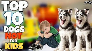 Top 10 dogs Not for kids | dogs that can be dangerous to kids | funny