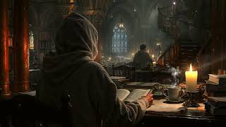 ourth Wing Library Ambience | Jesinia’s Late Night Study Session in the Scribe Quadrant