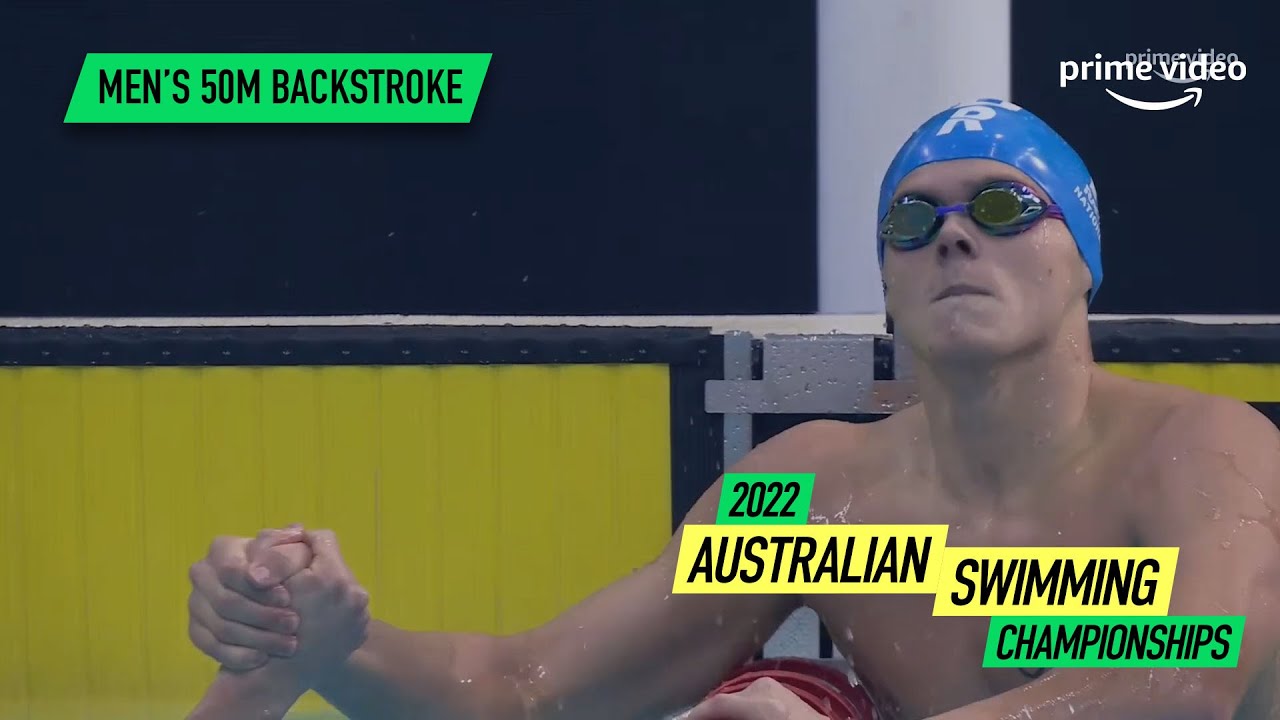 New Australian Record Men’s 50m Backstroke | 2022 Australian Swimming Championships