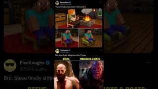 Steve Finally Sat Down After 17 Years... 😂 Minecraft Players Can Relate