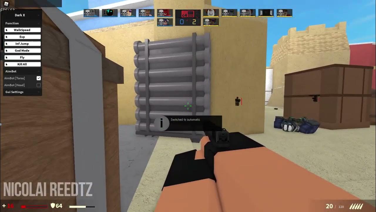 Script counter blox. Galaxy corpse counter blox. куда надо нажать чтобы поменять прицел в роблоксе в counter blox.