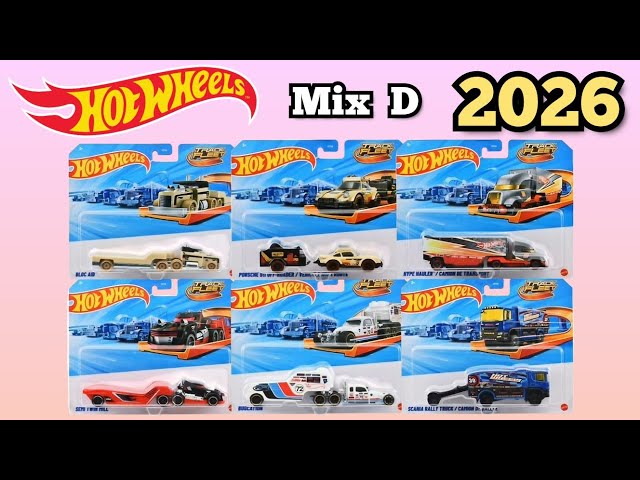 Hot Wheels 2026 Track Fleet Mix D - YouTube