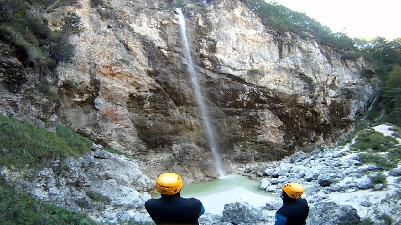 Slovinsko Canyoning 2012 Kozjak, Fratarica YouTube