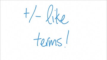 Combining Like Terms