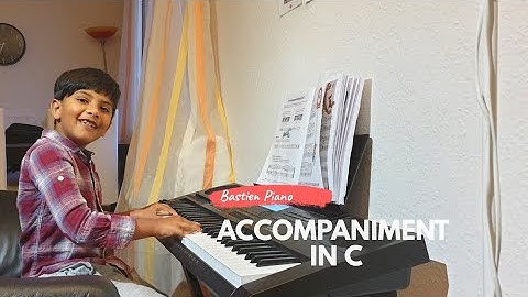 Accompaniment in C P.NO 10, ( Bastien Piano Basics  Level 1) by Vishwa