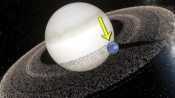 🌎Earth Collides with 🪐Saturn | Collision Animation - Universe Sandbox