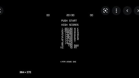 asteroids emulator COMMODORE 64 11,190