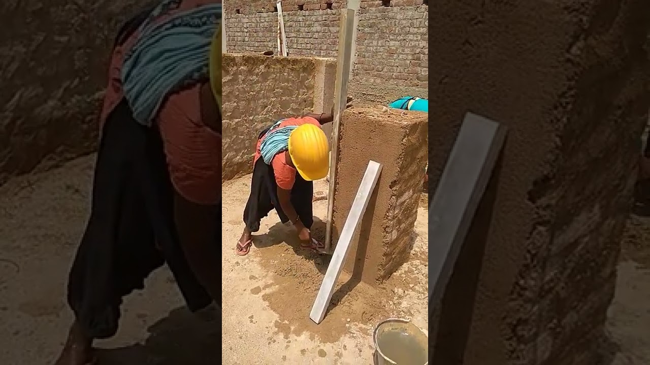 Masonry Training Plaster work # mixed channel manoj