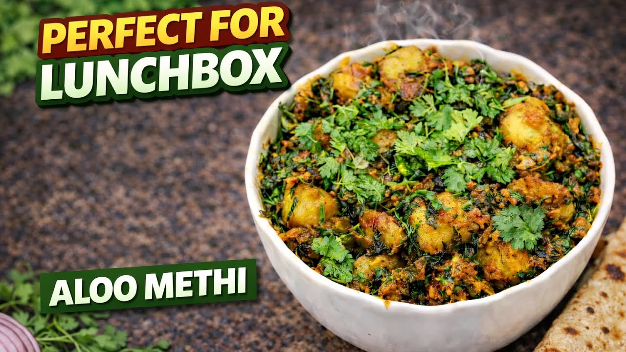 Lunchbox Special Aloo Methi | Easy & Tasty Recipe#aloorecipe#aloomethisabji #food #lunchboxrecipe 