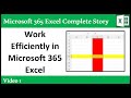 Introduction to Microsoft 365 Excel &amp; Conventions for Class - 365 MECS 01