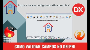Como validar campos em Delphi