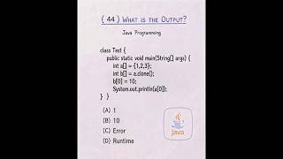What is the output? #shorts #java #coding #programming #developer #backenddeveloper