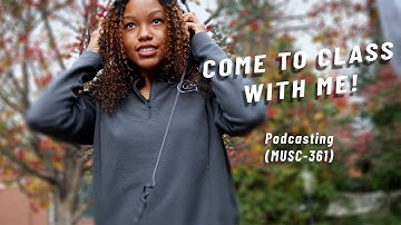 Come To Class With Me at Georgetown: Podcasting | Daelyn (C
