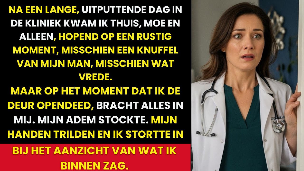 Ik Kwam Moe En Alleen Thuis Uit De Kliniek, Opende De Deur en Stortte in Door Wat ik Daarbinnen Zag.
