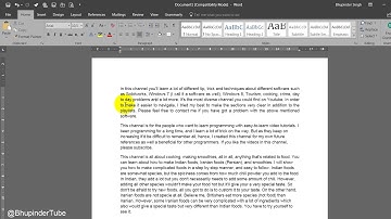 how to change the alignment to justify in word