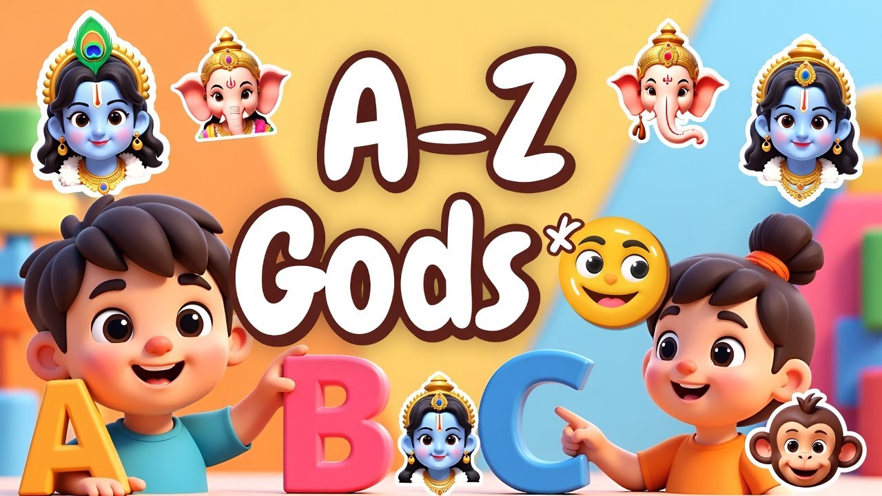 Hindi A to Z Alphabet Song | Indian Mythology for Kids