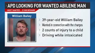 $1,000 reward for tips leading to arrest of wanted Abilene man