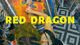 Red Dragon Cinematic Short Film Artwork By Kathrina Rupit