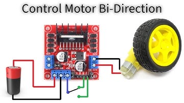 How to control motor direction with L298n motor driver | Control motor direction without Arduino