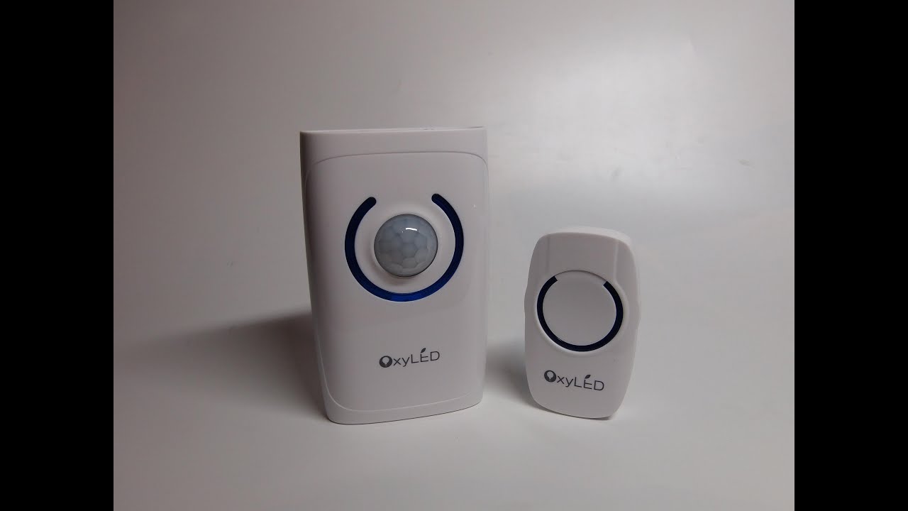 OxyLED D01 4 in 1 Wireless Doorbell, Motion Sensor Light, Emergency Flashlight, Security Alarm