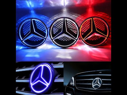 How To Install Mercedes Light Up Emblem Lights? - YouTube