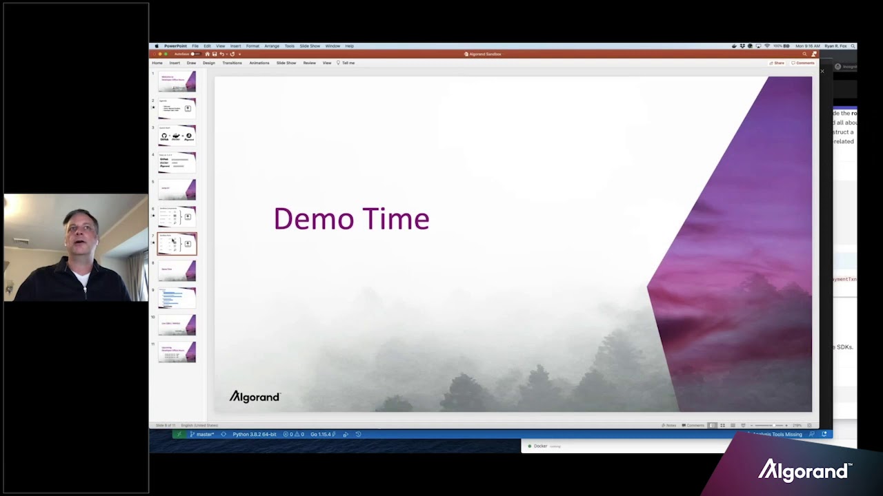 Developer Office Hours | How to set up your Algorand Sandbox Environment