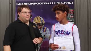 Plaisance Elementary ATH Landon Myers invited to Gridiron Football 2025 Junior All-American Bowl