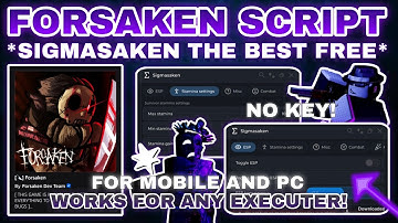 [New]🔪Forsaken Script Pastebin **NO KEY** BY SIGMASAKEN INFI STAMINA | AUTOBLOCK | INSTANT FIX👻