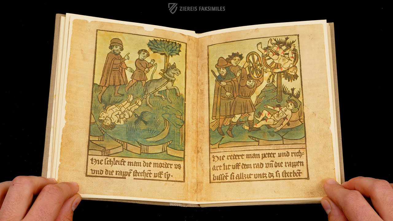 【貴重本】komm,mein madchen,in die berge The Block Book of Saint Meinrad and His Murderers and of the