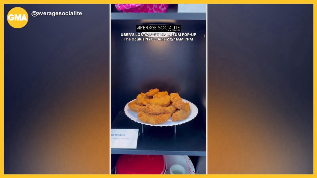 Uber reveals strangest lost-and-found items - YouTube