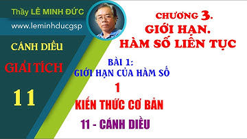 BÀI 2: GIỚI HẠN HÀM SỐ | TOÁN 11 CÁNH DIỀU | THẦY LÊ MINH ĐỨC | ÔN THI GIỮA KÌ – CUỐI KÌ