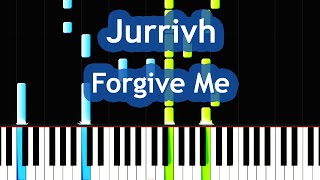 Video thumbnail of "Jurrivh - Forgive Me (Sad & Emotional Song) Piano Tutorial"