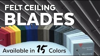 Felt Ceiling Blade Installation | How-To Overview | Armstrong Ceilings Solutions