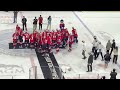 Trophy ceremony Springfield Thunderbirds